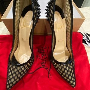 Christian Louboutin Guni Pump 100 Knot/Patent 39.5